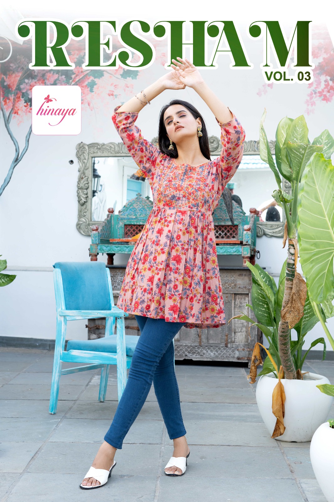 HINAYA KURTI RESHAM vol-3